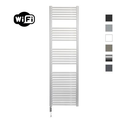 Elektrische Radiator Sanicare HWV Met Wifi 172x45 cm Wit 920W Met Thermostaat Wit Linksonder Sanicare Elektrische Radiator Sanicare HWV Met Wifi 172x45 cm Wit 920W Met Thermostaat Wit Linksonder Sanicare