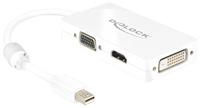 DeLOCK Adapter Mini DisplayPoort naar VGA/HDMI/DVI - thumbnail