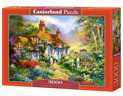 Selecta Castorland legpuzzel forrest cottage, 3000st.