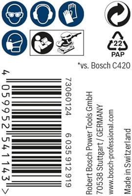 Bosch Accessoires Expert M480 schuurnetrol 93 mm, 5 m, K80 - 1 stuk(s) - 2608900776