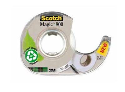 Scotch ® magic™ tape dispenser 900 greener choice, 19 mm x 20 m