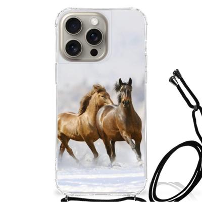 iPhone 15 Pro Max Case Anti-shock Paarden iPhone 15 Pro Max Case Anti-shock Paarden