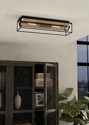 Eglo Landelijke plafondlampNohales zwart met goud - 43787