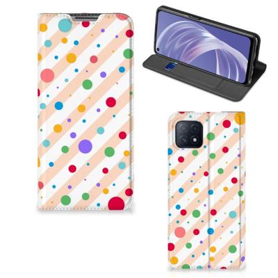 OPPO A73 5G | Hoesje met Magneet | Dots