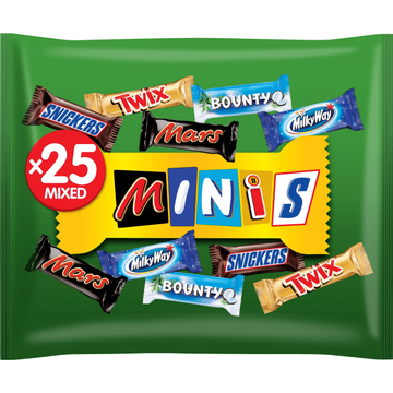 Mars Minimix chocolade repen uitdeelzak 500g bij Jumbo