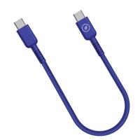 Kabel USB-C naar USB-C Muvit for Change Blauw 0,2 m - thumbnail