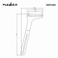 Nedis Soundbar Beugel | Met TV Bevestiging | 15 kg | Zwart | 1 stuks - SBMT05BK SBMT05BK - thumbnail
