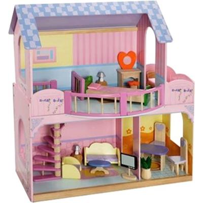 Groot poppenhuis geschikt voor Barbie poppen