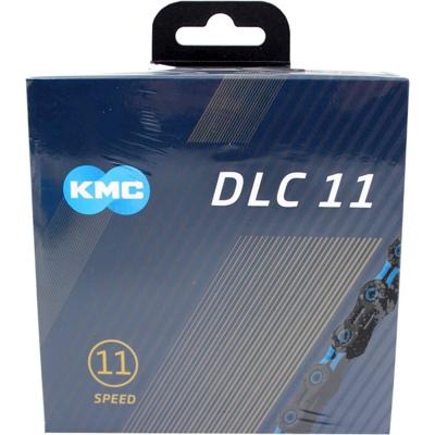 KMC DLC11 Ketting 11-speed 118-schakels Blauw - Zwart KMC DLC11 Ketting 11-speed 118-schakels Blauw - Zwart