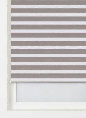 HEMA Duo rolgordijn structuur lichtdoorlatend bruin (bruin)