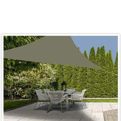 Schaduwdoek driehoek 3x3x3m - groen