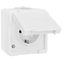 Wit, waterdicht stopcontact voor buiten van Presto Vedder - thumbnail