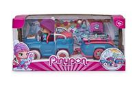 Famosa Pinypon - ski jeep met trailer en figuurtje - thumbnail