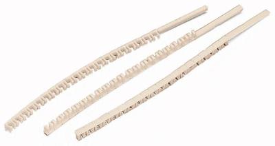WAGO 249-207 Opschriftstrook Wit 10 stuk(s)