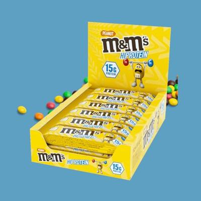 M&M's Hi Protein Bar 12repen Peanut - thumbnail