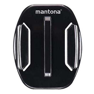 Mantona 3M zelfklevende bevestiging set van 4 (plat en gebogen, GoPro Session, geschikt voor GoPro Hero 2/3/3+/4)