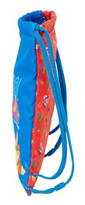 Rugtas met Koordjes The Paw Patrol Cool Blauw Rood 26 x 34 x 1 cm