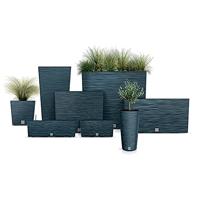 Prosperplast Bloempot Furu Square (Antraciet, 265x265x500) - thumbnail