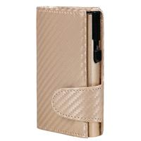 Juscha JU-963407 Pasjeshouder Clicksafe RFID Kunstleer Carbon Champ 8 Pasjes Met Opbergvak Voor Muntgeld - thumbnail