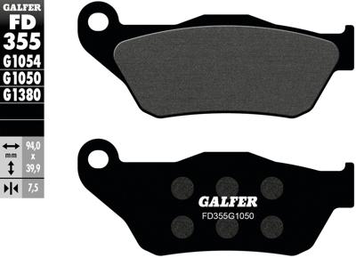 GALFER remblokken "fd355" brake pad fd355 g1050 organic scooter