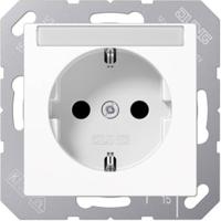 Jung A1520BFNAWW Wandcontactdoos Inzetstuk 1-voudig Alpine-wit 1 stuk(s) - thumbnail