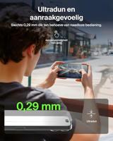 Belkin ScreenForce UltraGlass 2 Screenprotector voor iPhone 17 Pro, Krasbestendig, Stoot- en Valbescherming, met Easy Align-Frame voor Bevestiging Zonder Luchtbellen, 9H Gehard Gerecycled Glas - thumbnail