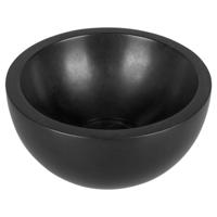 Differnz Boomer waskom keramiek Ø 20 x 10 cm mat zwart - thumbnail