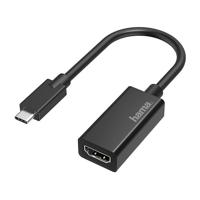 Hama Video-adapter, USB-C-stekker - HDMI-aansluiting, Ultra-HD 4K TV accessoire - thumbnail