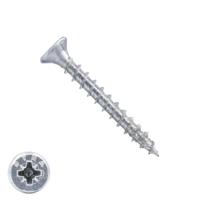 Dynaplus unischroef/spaanplaatschroef vz (verzinkt) pk (platkop) pz2 4.0x40 | 200 stuks - 0280.01.25601 - thumbnail