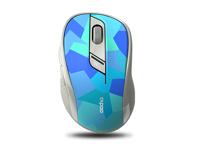 Rapoo M500 Silent Stille Multimodus Draadloze Optische Muis Blauw - thumbnail