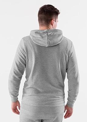 JAKO 6865K Jas Met Kap Base Kids - Lichtgrijs Gemeleerd - 152