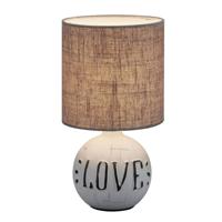 Trio Landelijke schemerlampEsna Love 16cm grijs - R50661025 - thumbnail