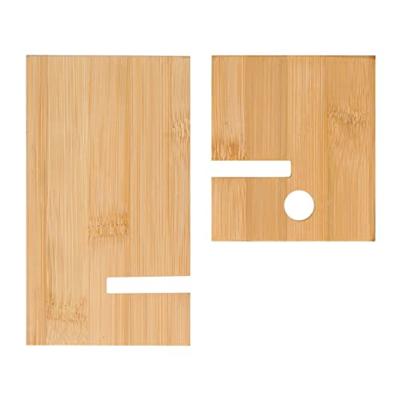 QUVIO Telefoonstandaard - Bamboe - Lichtbruin QUVIO Telefoonstandaard - Bamboe - Lichtbruin