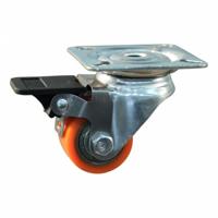 Novio zwenkwiel 35 mm TPU met rem - thumbnail