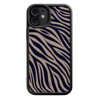 iPhone 12 zwarte case - Wavy twist - thumbnail