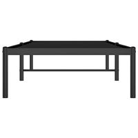 Bedframe metaal zwart 75 x 190 cm - thumbnail