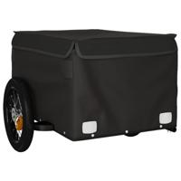 Fietstrailer 30 kg ijzer zwart - thumbnail