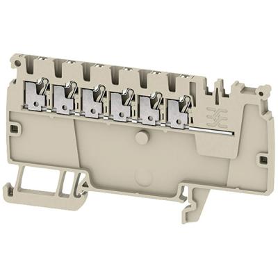 Weidmüller 2683440000 Potentiaalklem Push-In-klem, Steekaansluiting Donkerbeige 50 stuk(s)