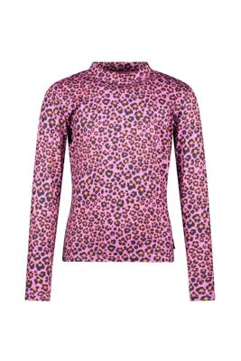 B.Nosy winter top meisjes - roze/paars - Toscha - print