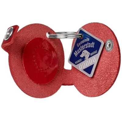 HUNTER Hondenpenning-etui Love, bruin, Maat: S HUNTER Hondenpenning-etui Love, bruin, Maat: S