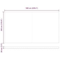 Automatisch Uittrekbaar Ligbed Meerdere Kleuren 600 x 350 cm - thumbnail