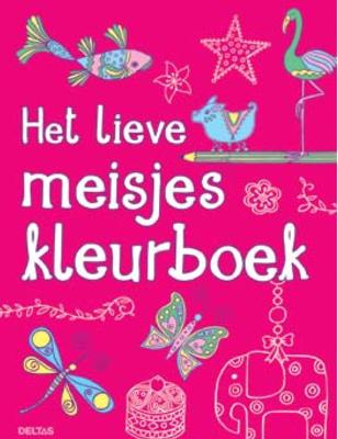 Het lieve meisjes kleurboek