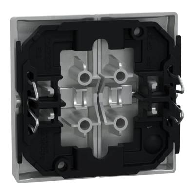 Merten 433560 Wisselschakelaar Afdekking System M Aluminium 1 stuk(s)