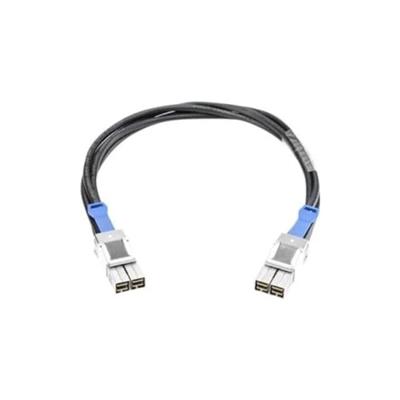 Axiom Stacking 0.5m Stack Stack Zwart, roestvrij staal InfiniBand kabel (0,5 m, Stack, Zwart, roestvrij staal)