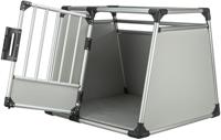 TRIXIE VERVOERSBOX ALUMINIUM ZILVER / LICHTGRIJS 97X88X75 CM - thumbnail