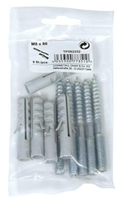 Cornat Schroef Voor Buisbeugel M8X80 5St - TP562252