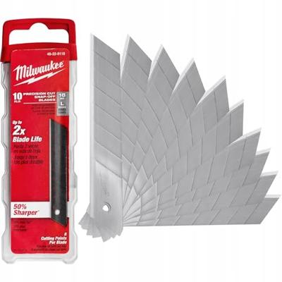 Milwaukee Reserve Afbreekmesjes 18mm VE=10 - 4932480107