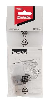 Makita Accessoires Messenset 6mm Staal - 199087-8 - 199087-8