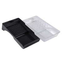 Copenhagen Pro Verfbak Klein | 14.5 x 28.3 cm | Zwart kunststof | Stapelbaar met 3 inzetbakjes - 23.402.50 - thumbnail