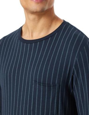 Schiesser Schiesser Pyjama Long nightblue 182025 52/L